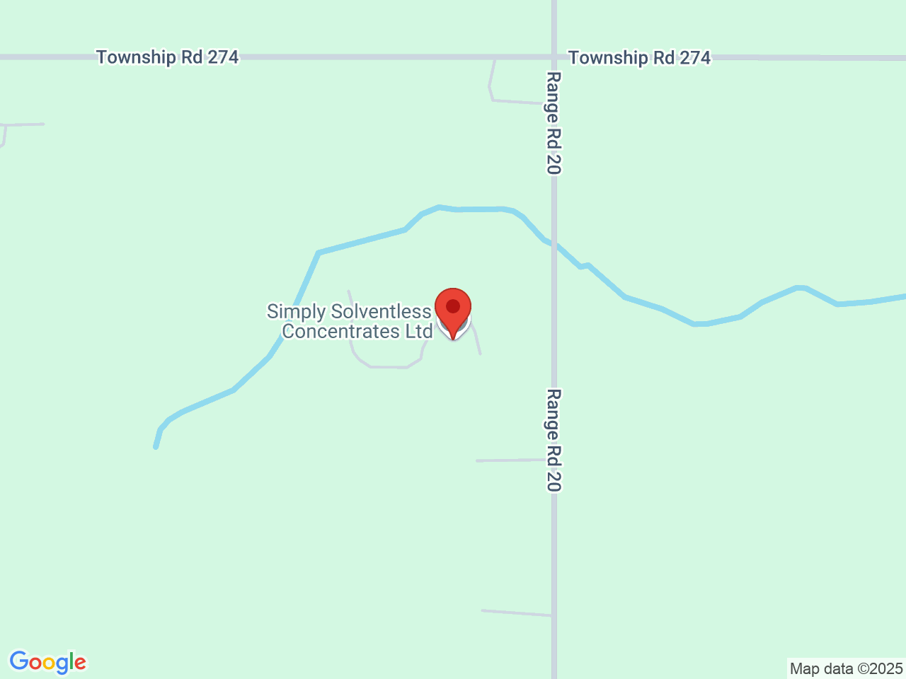 Street map for Uncommon Cannabis Co., 273209 Range Rd 20, Rocky View AB