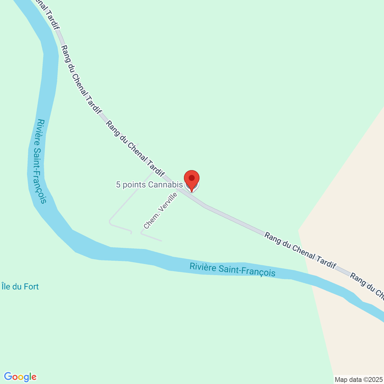 Street map for Catch Me Outside, 216 Rang Du Chenal-Tardif, Pierreville QC