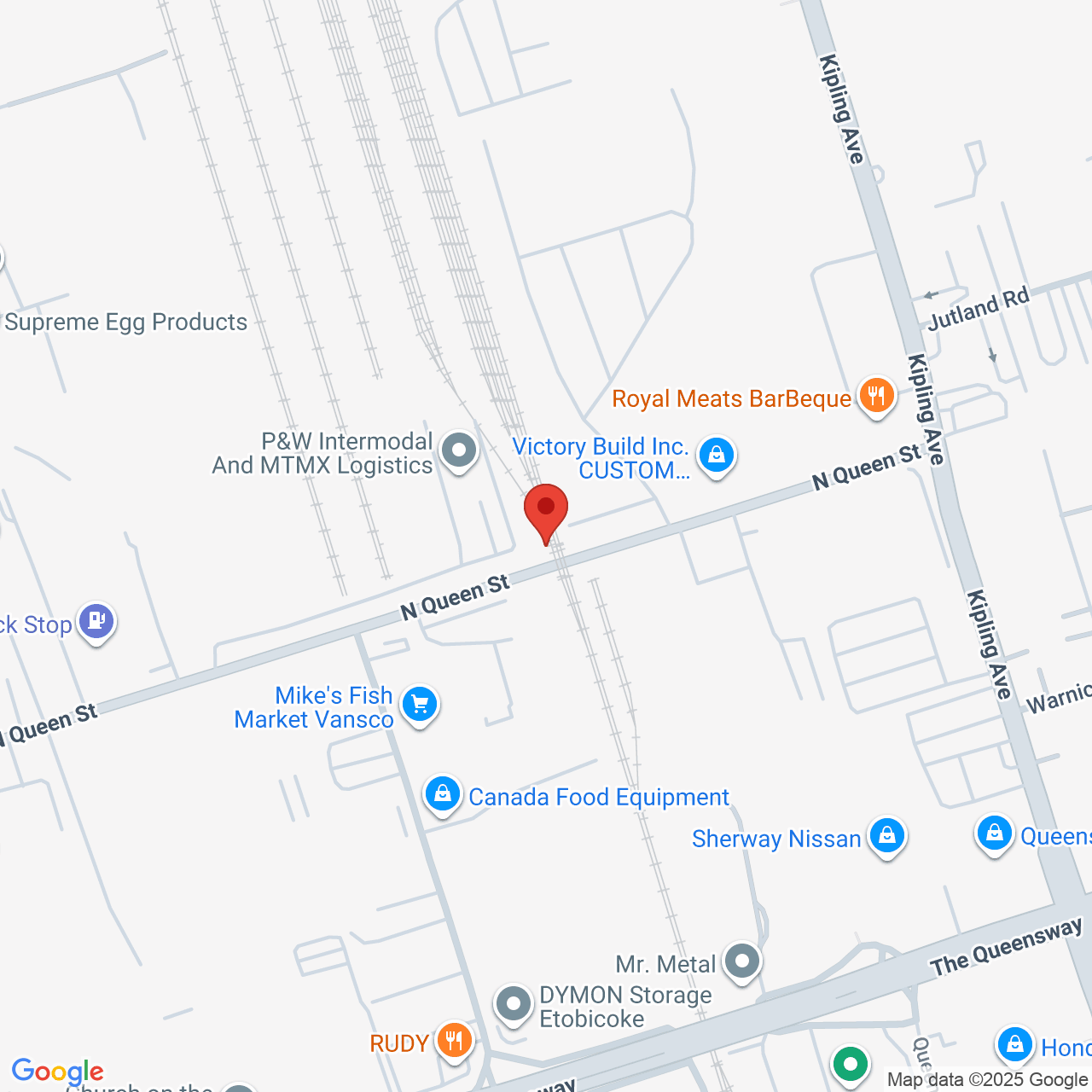 Street map for Twiddles, 30 North Queen Street Unit 5, Etobicoke ON