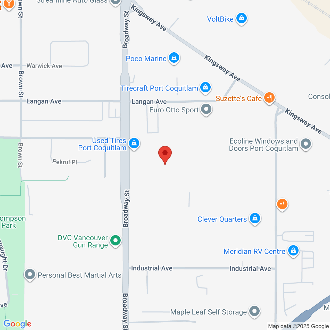 Street map for Blast, 106 - 1772 Broadway St, Port Coquitlam BC