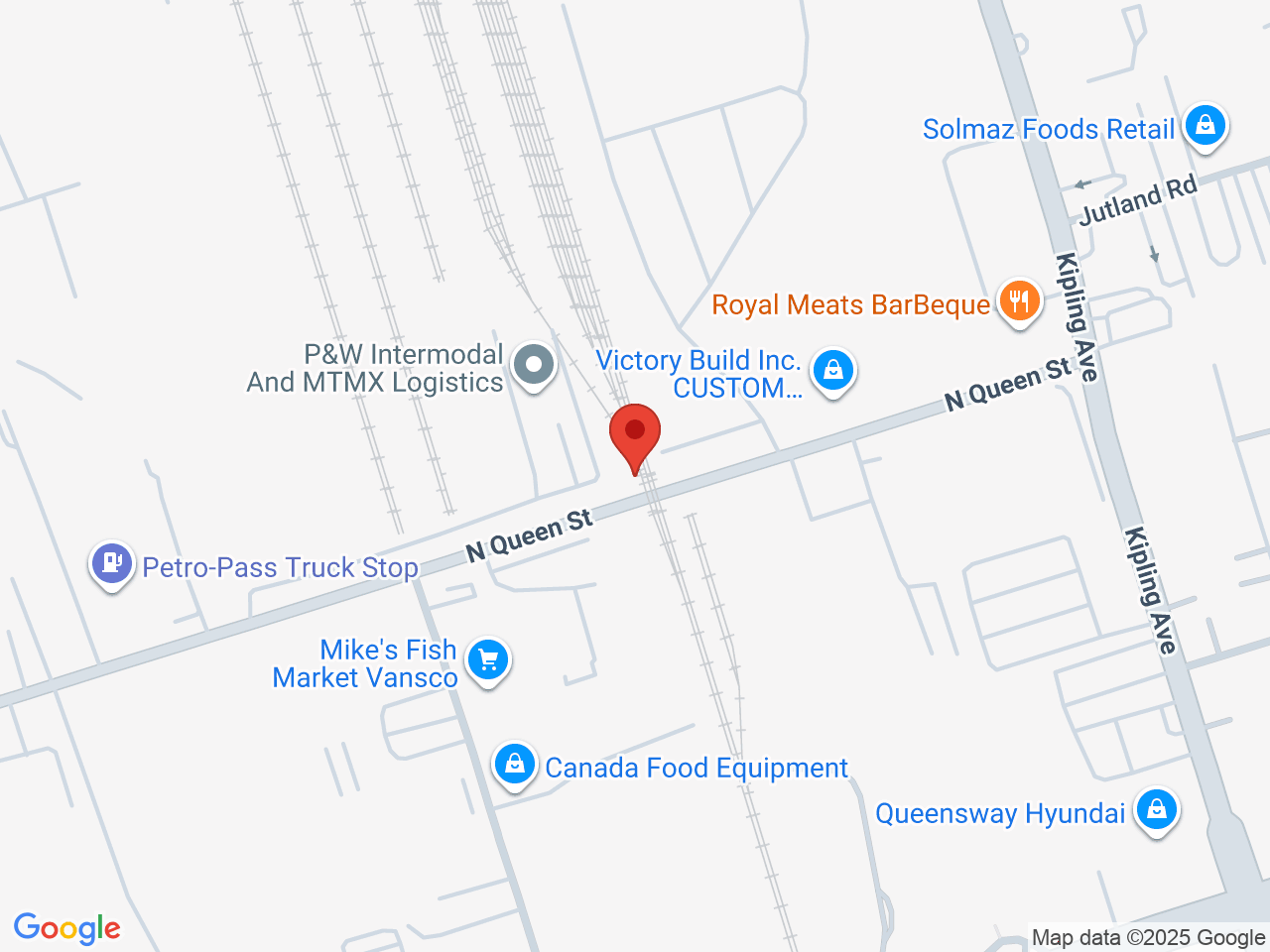 Street map for Dazed & Infused, 30 North Queen Street Unit 5, Etobicoke ON