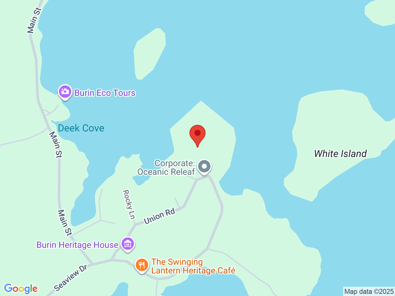 Street map for Booty, 1 Seaview Dr, Burin NL