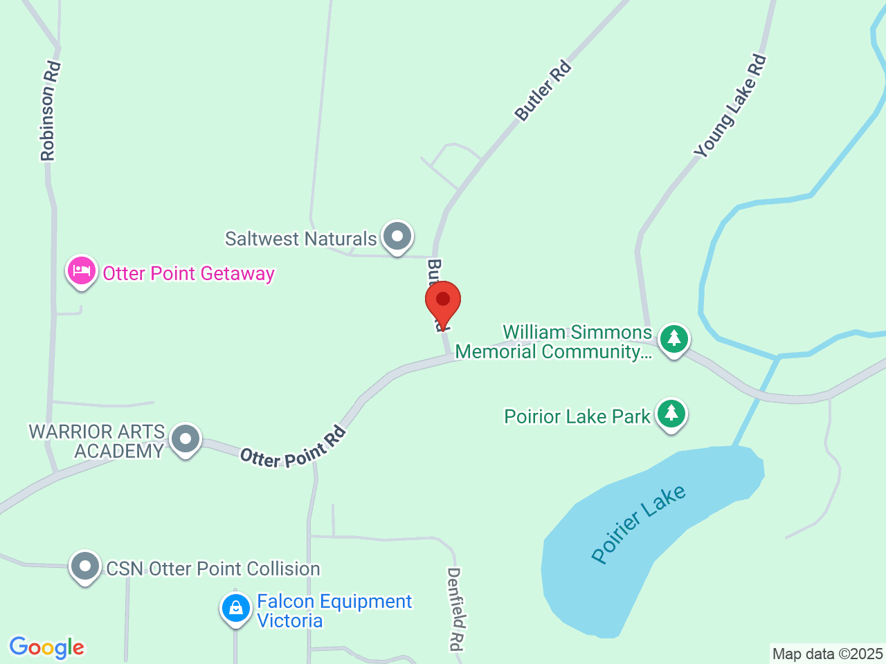 Street map for Sitka Legends, 7460 Butler Rd, Sooke BC