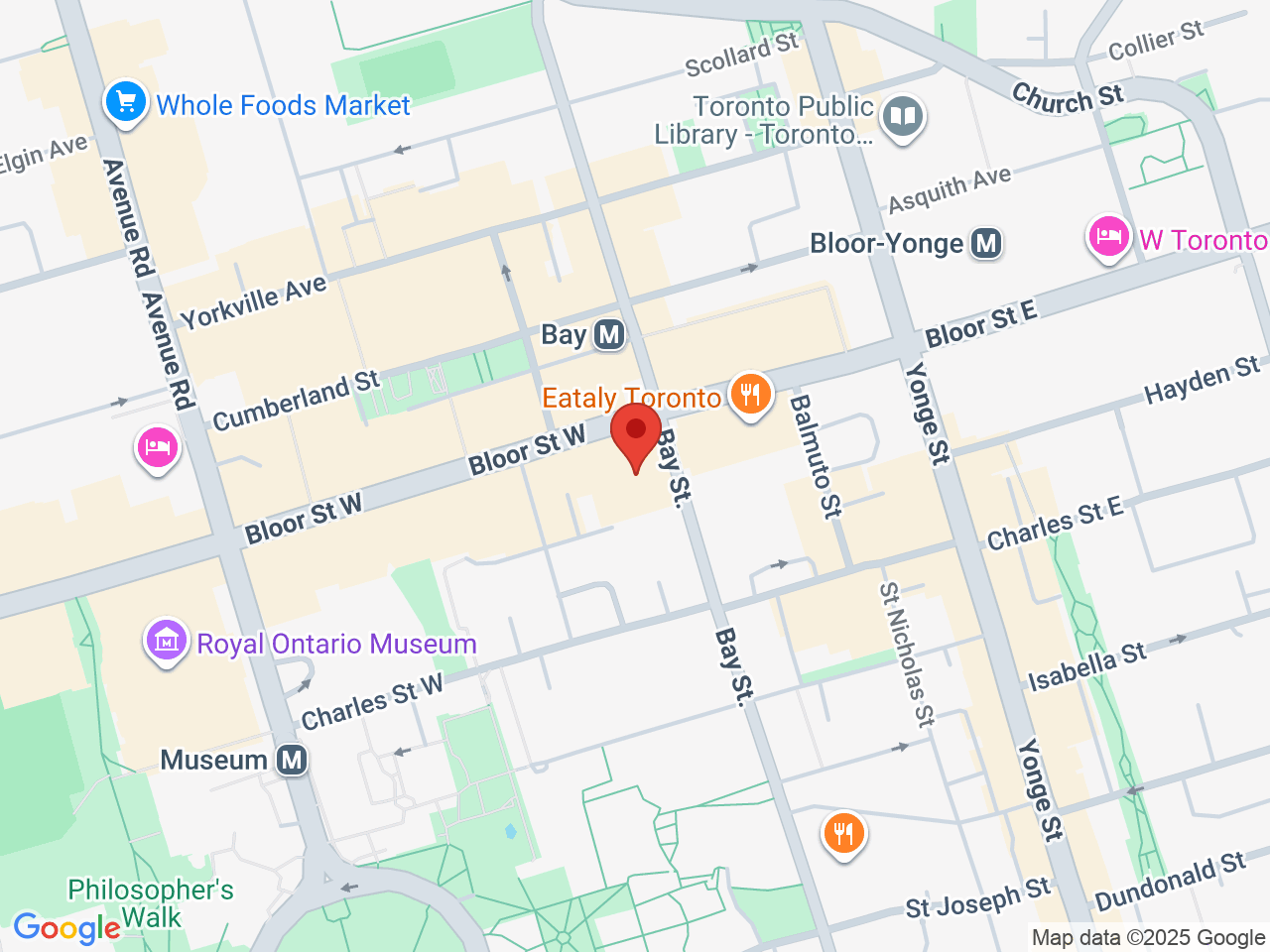 Street map for Fuel Cell, 77 Bloor St W, Toronto ON