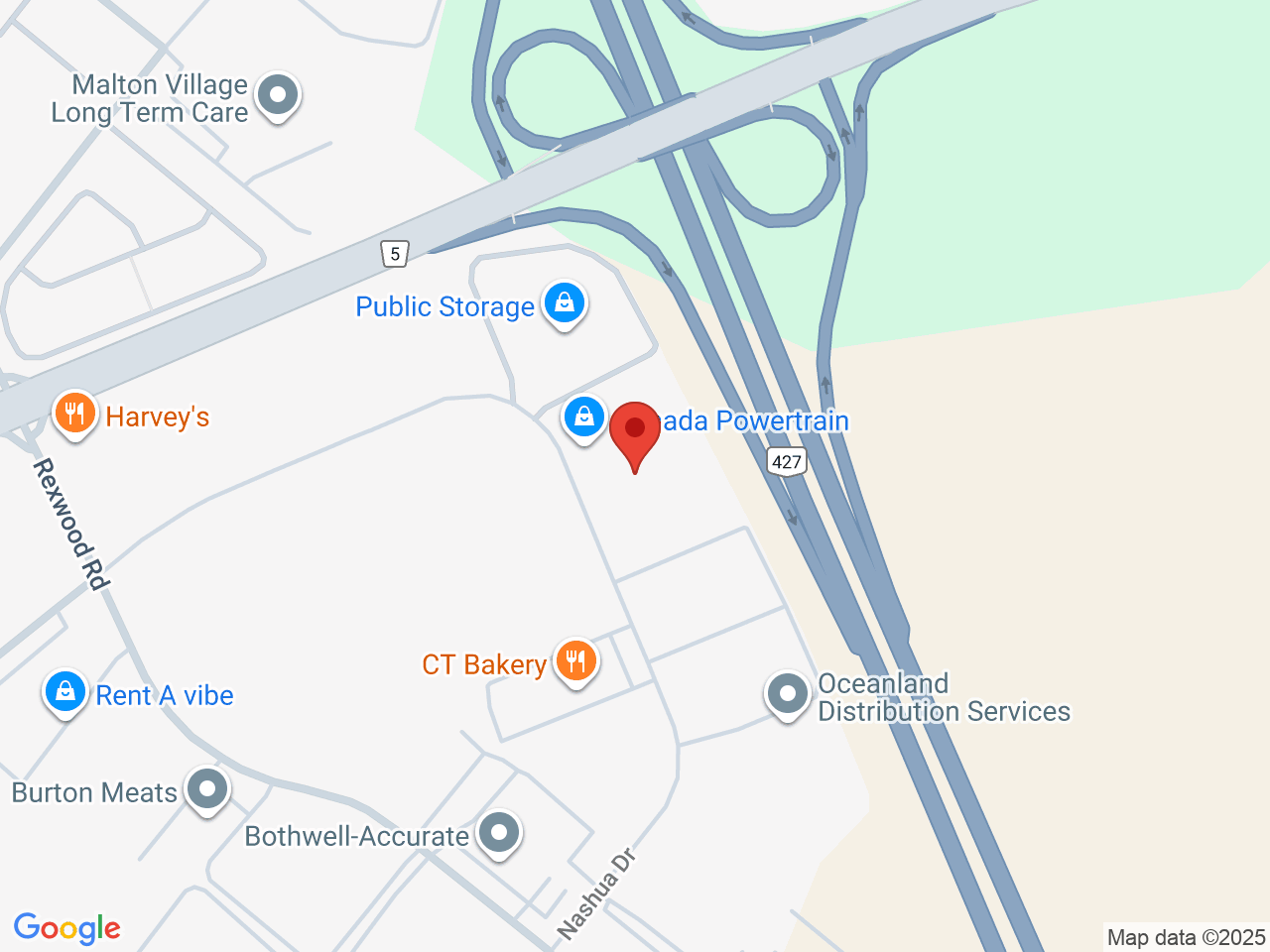 Street map for Packs, 3845 Nashua Dr, Mississauga ON