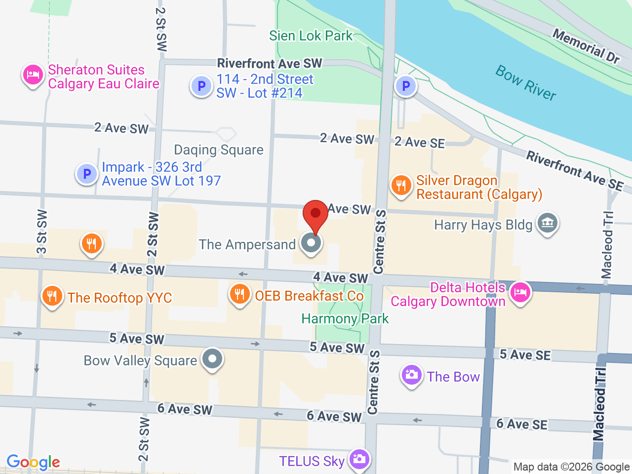 Street map for Standard Issue, 140 4 Ave SW Suite 1440, Calgary AB