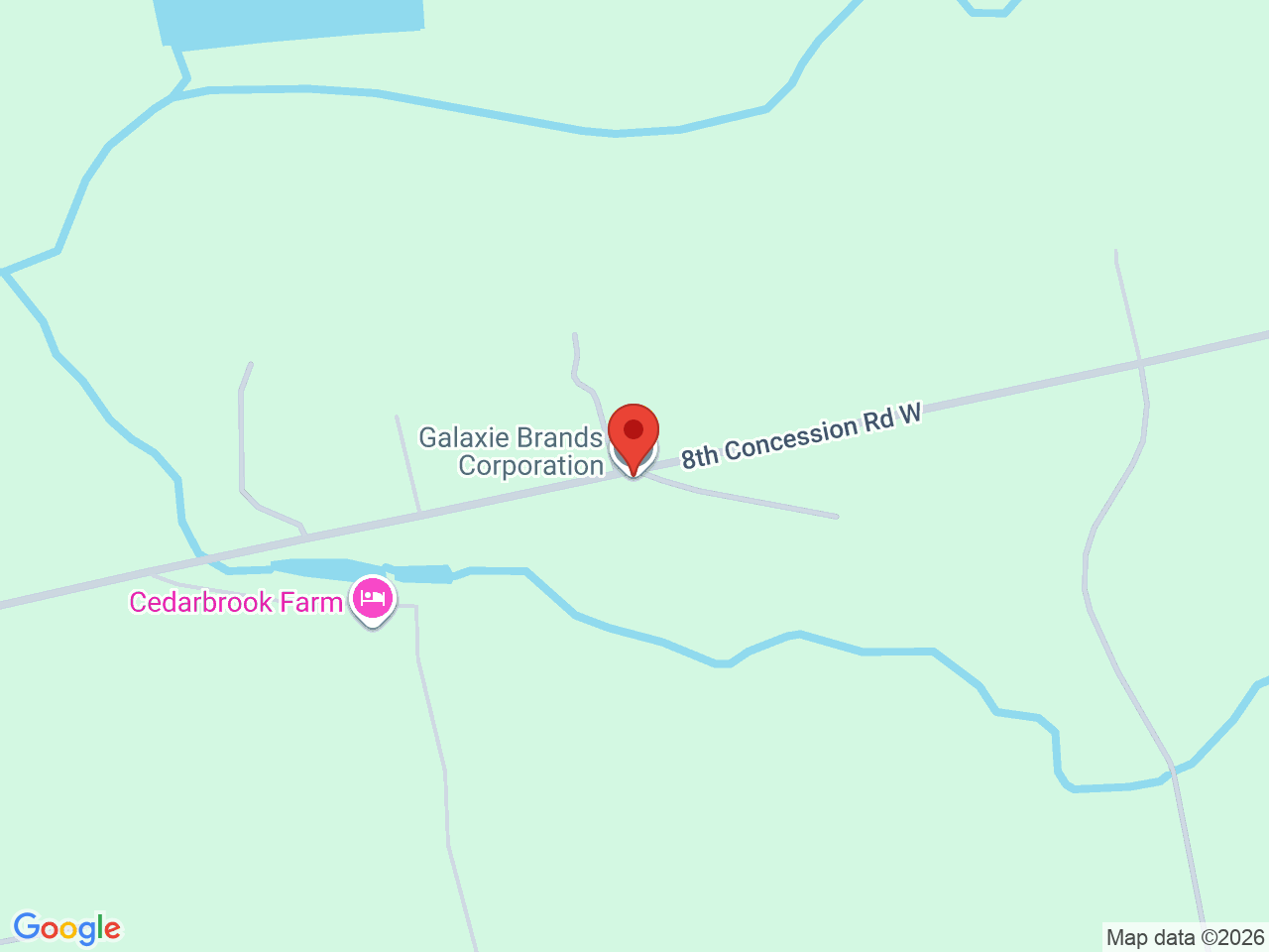 Street map for Ivory, 780 Concession 8 W, Puslinch ON