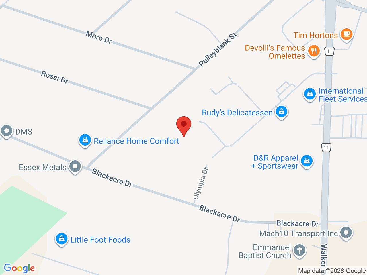 Street map for My CocoCanna, 2065 Solar Cres., Tecumseh ON
