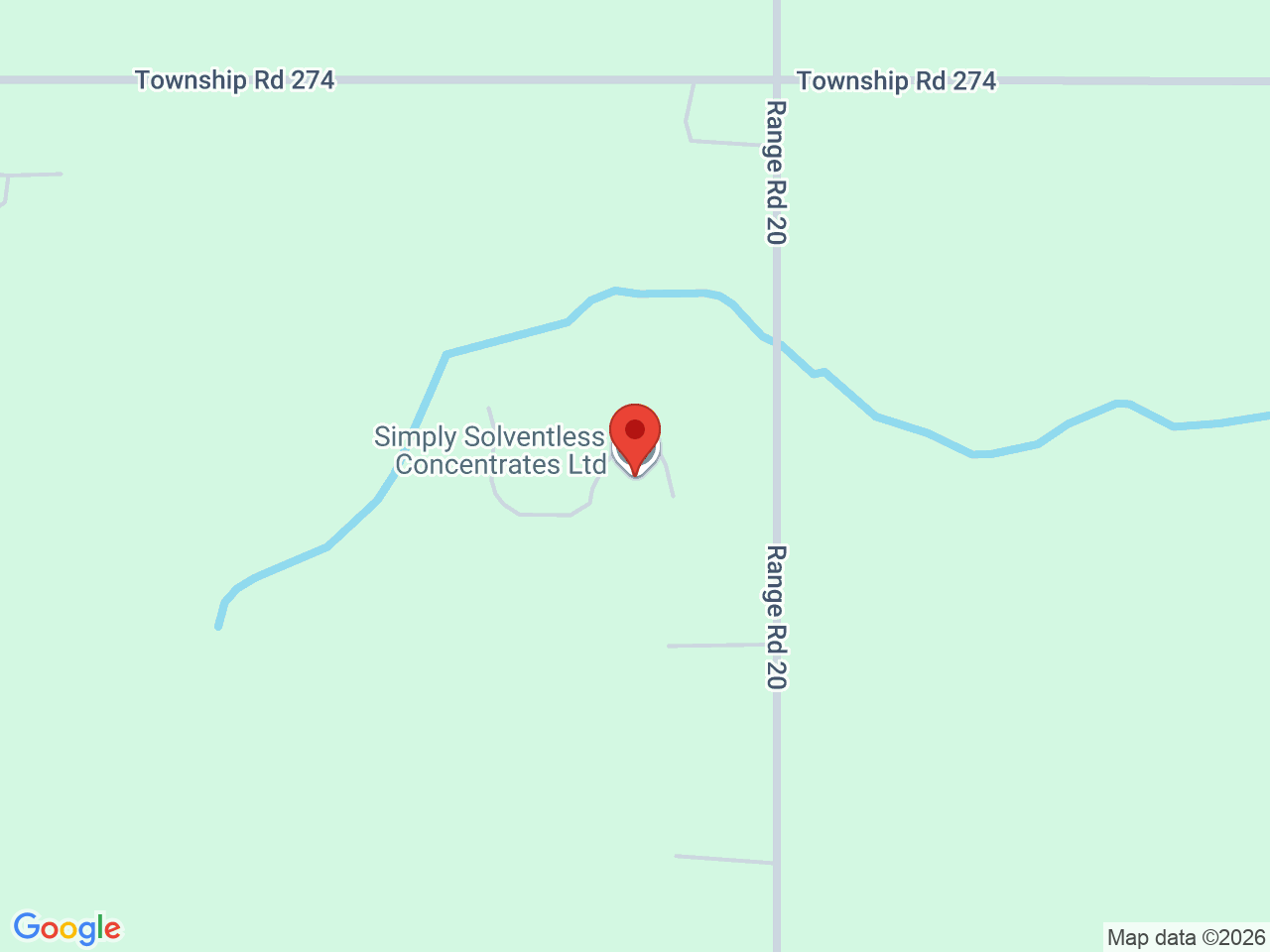 Street map for Dime Industries, 273209 Range Rd 20, Rocky View AB