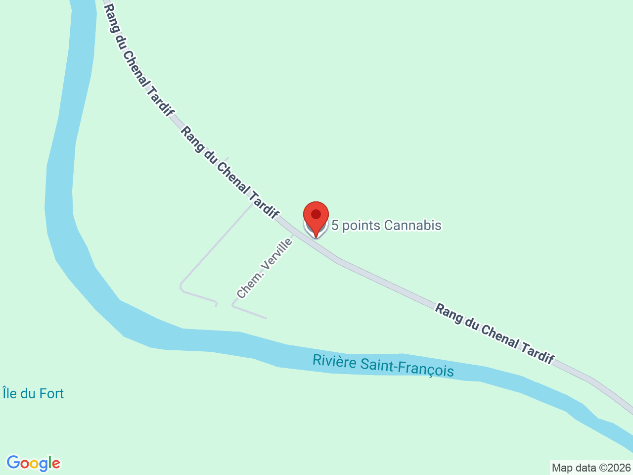 Street map for Calyx + Trichomes Bong Ripz, 216 Rang Du Chenal-Tardif, Pierreville QC
