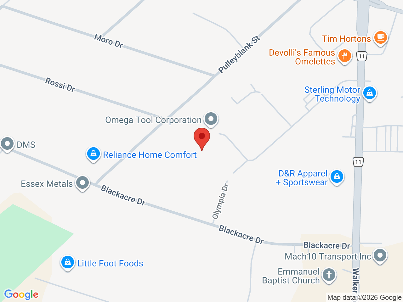 Street map for Reggae Royalty, 2065 Solar Cres., Tecumseh ON