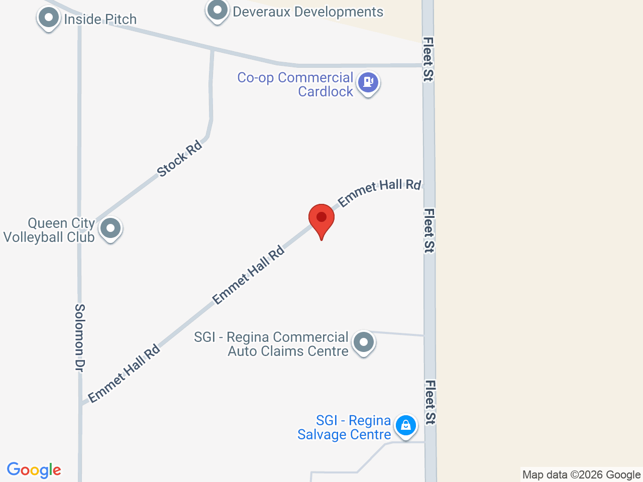 Street map for Low Cloud, 2303 Emmet Hall Rd, Regina SK