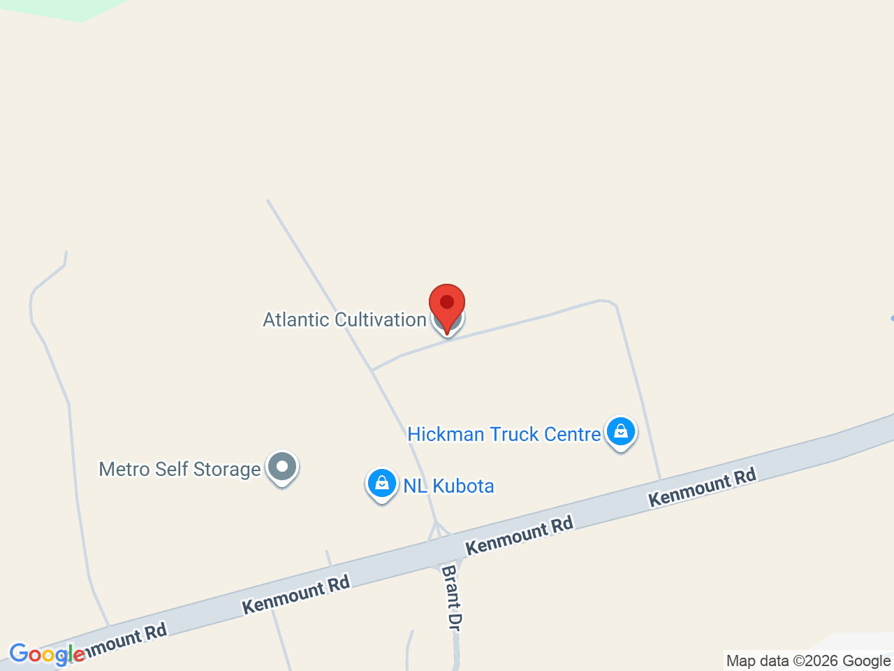Street map for Faded, 50 Captain Prim Dr, St John's NL